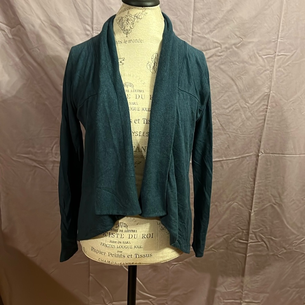 Athleta Nirvana Wear Two Ways Wrap, Dark Vista Teal SIZE XSmall #416969 T0727